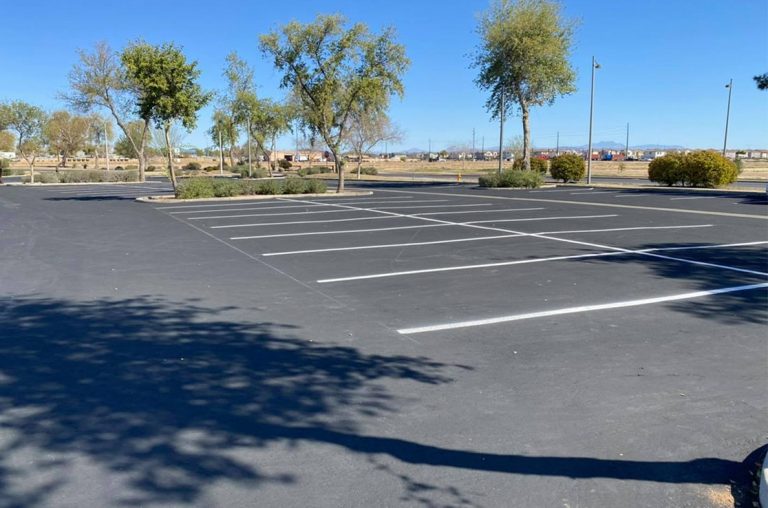 pavement markings for municipal parking lots in chandler arizona