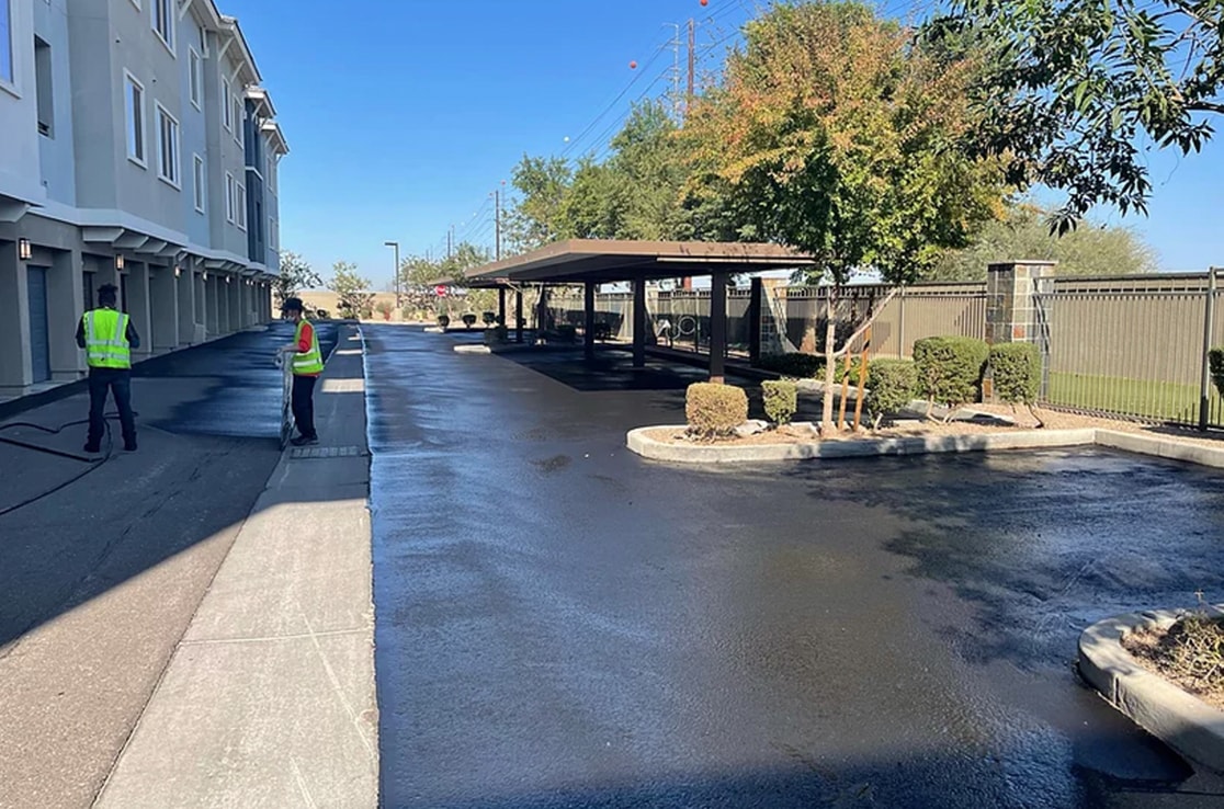 Condominium Parking Lot Maintenance in Phoenix, AZ View Photos