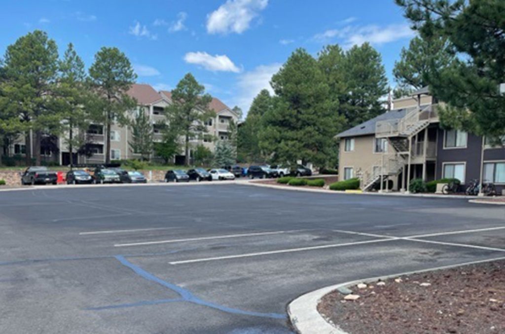 Woodlands Village Apartments Parking Lot Sealcoat Project View Photos