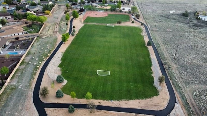 pronhorn park asphalt road paving