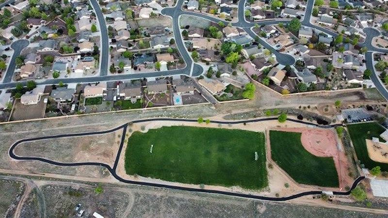 pronhorn park asphalt road